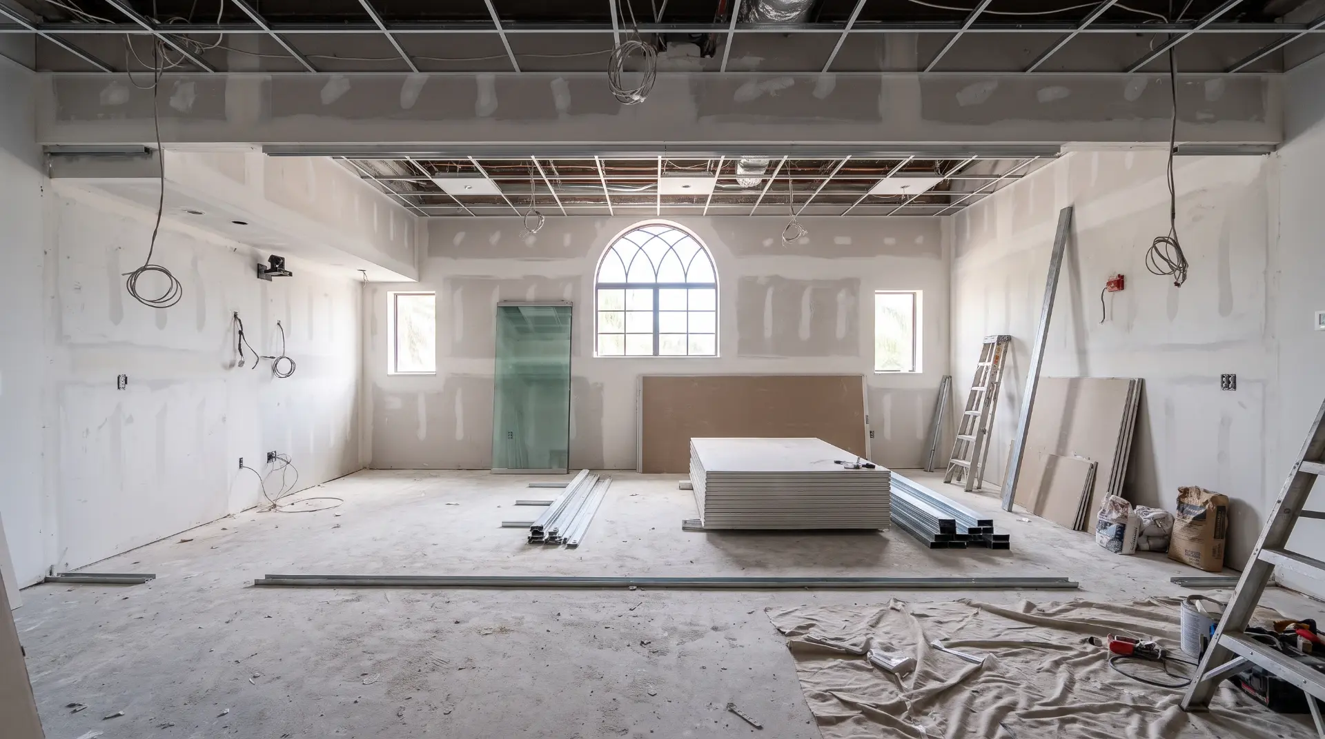 Great Room Kitchen & Dining — before